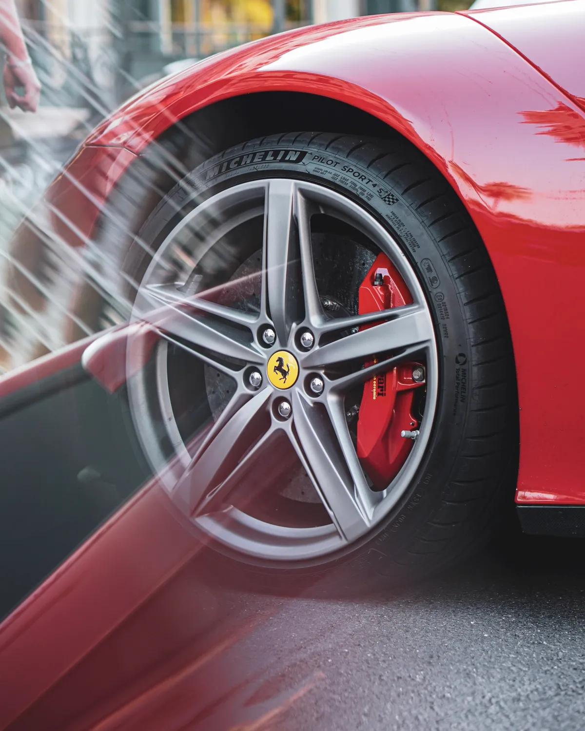 Ferrari wheel detail